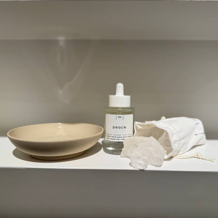 peace - crystal scent drops bowl set for wholesale by 1331