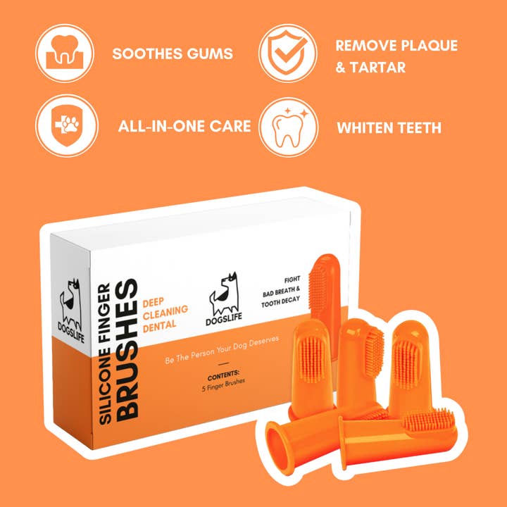 OurPetsLife - Wholesale Pet Brush - Cat/Dog - Dog Finger Toothbrush