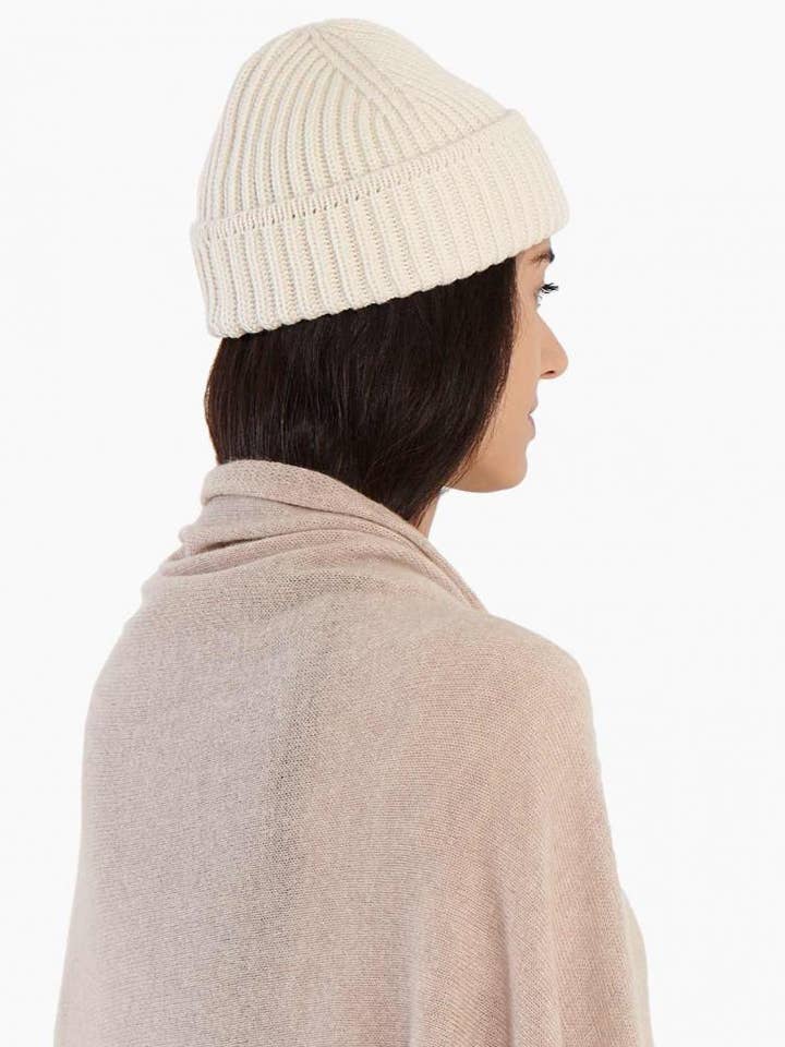 Ren kashmir Fiskarens Rib hatt för wholesale av MaisonCashmere