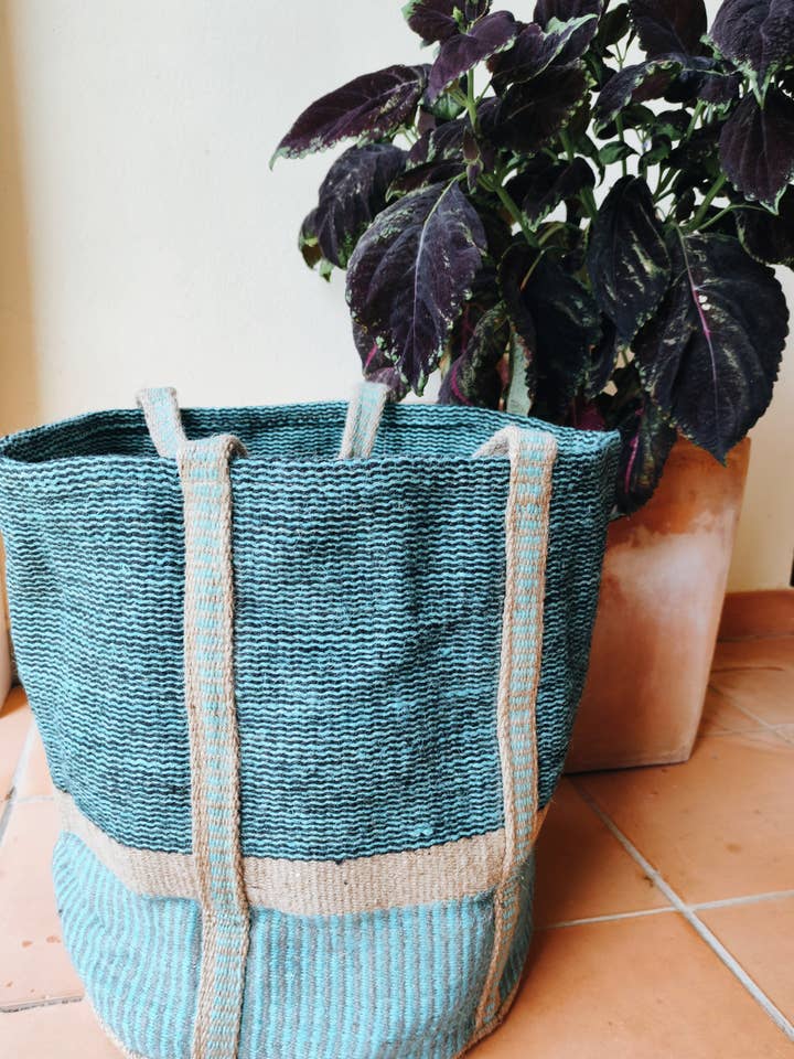 XXL JUTEKORG 60X43CM för wholesale av Maya Mallorca