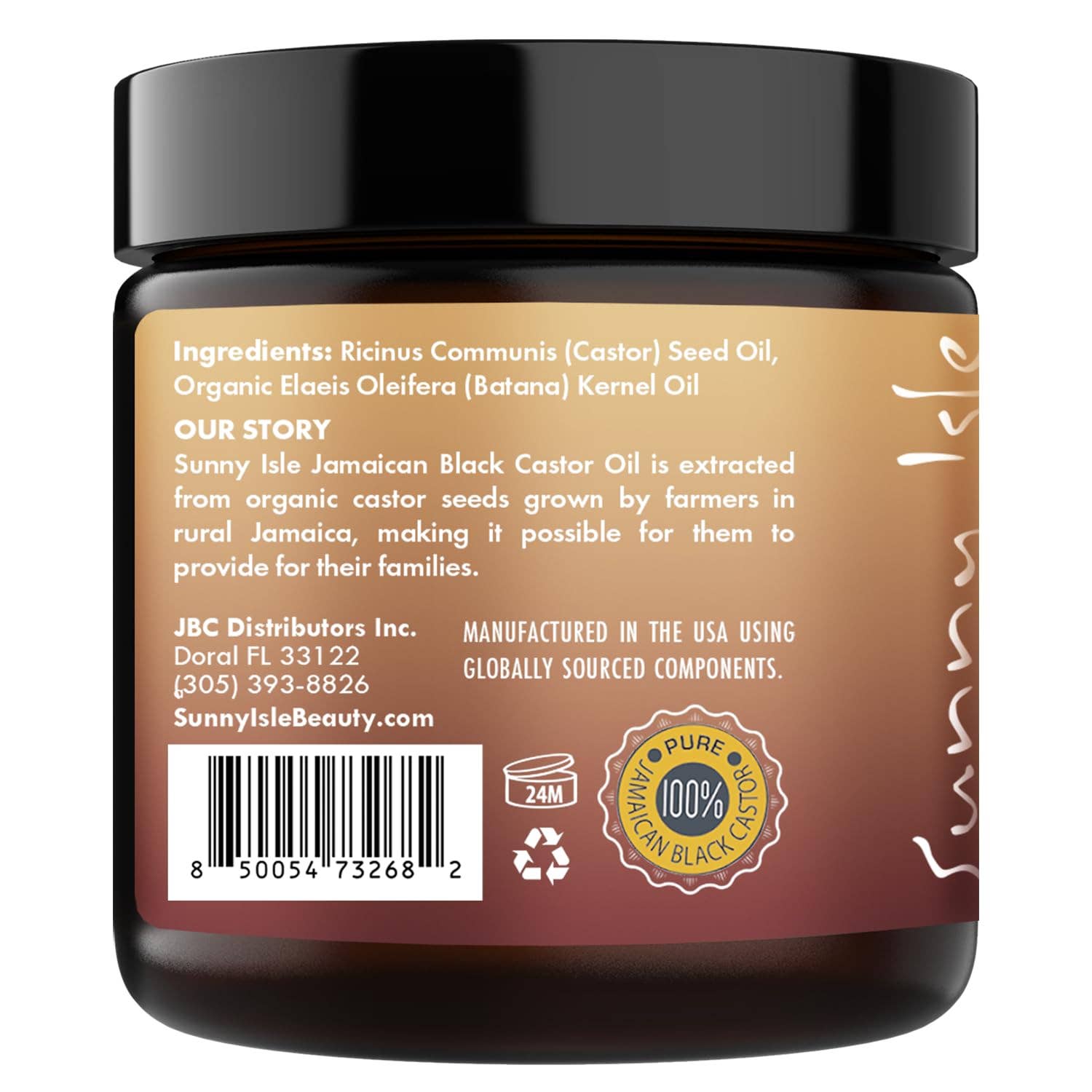 Sunny Isle - Venta al por mayor Aceite capilar - Manteca Pura Anti-Afinamiento Sunny Isle Batana 4oz2