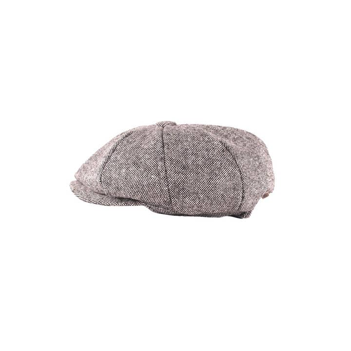 Heritage Traditions - Vendita all'ingrosso Cappello - Bambini - Berretto Junior Tweed Panel Newsboy1