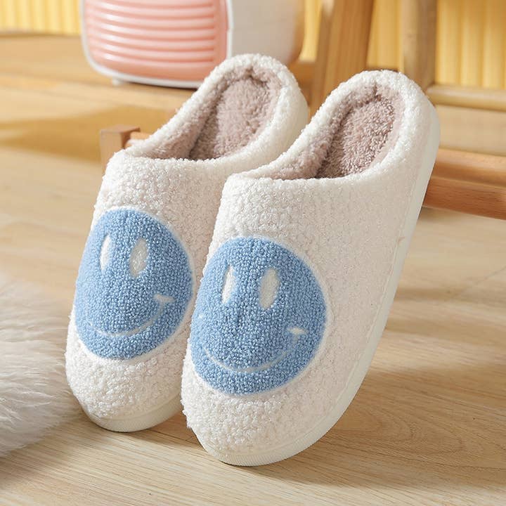 ACCITY - Wholesale Slippers - Women's - Cute Cartoon Smiling Face Fabric Slippers_CWSHS02543