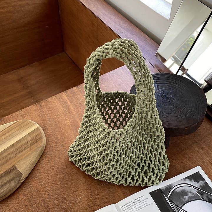 Dipped Shop - Vendita all'ingrosso Borsa tote - Donna - Colore solido semplice giallo fuori DPWB189