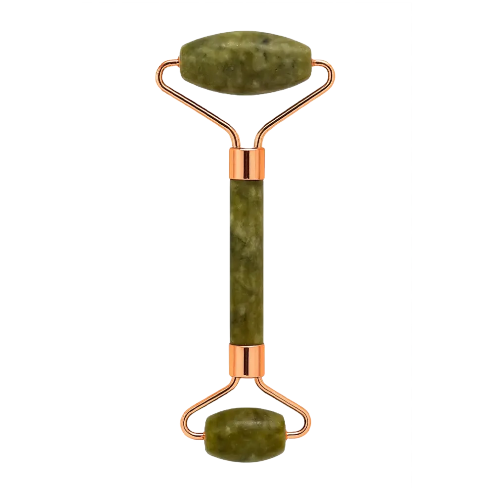 Les Laboratoires Bio Seasons - Wholesale Face/Beauty Roller - Double Face Roller - Green Jade Stone0