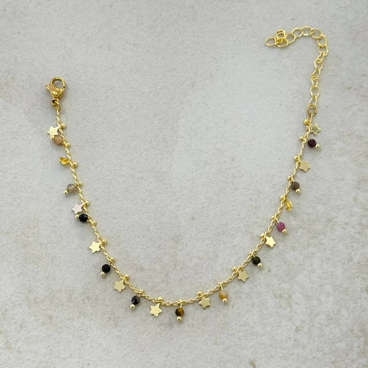 Cassette Barcelona - Vente Bracelet de perles - Bracelet Étoiles & Perles1