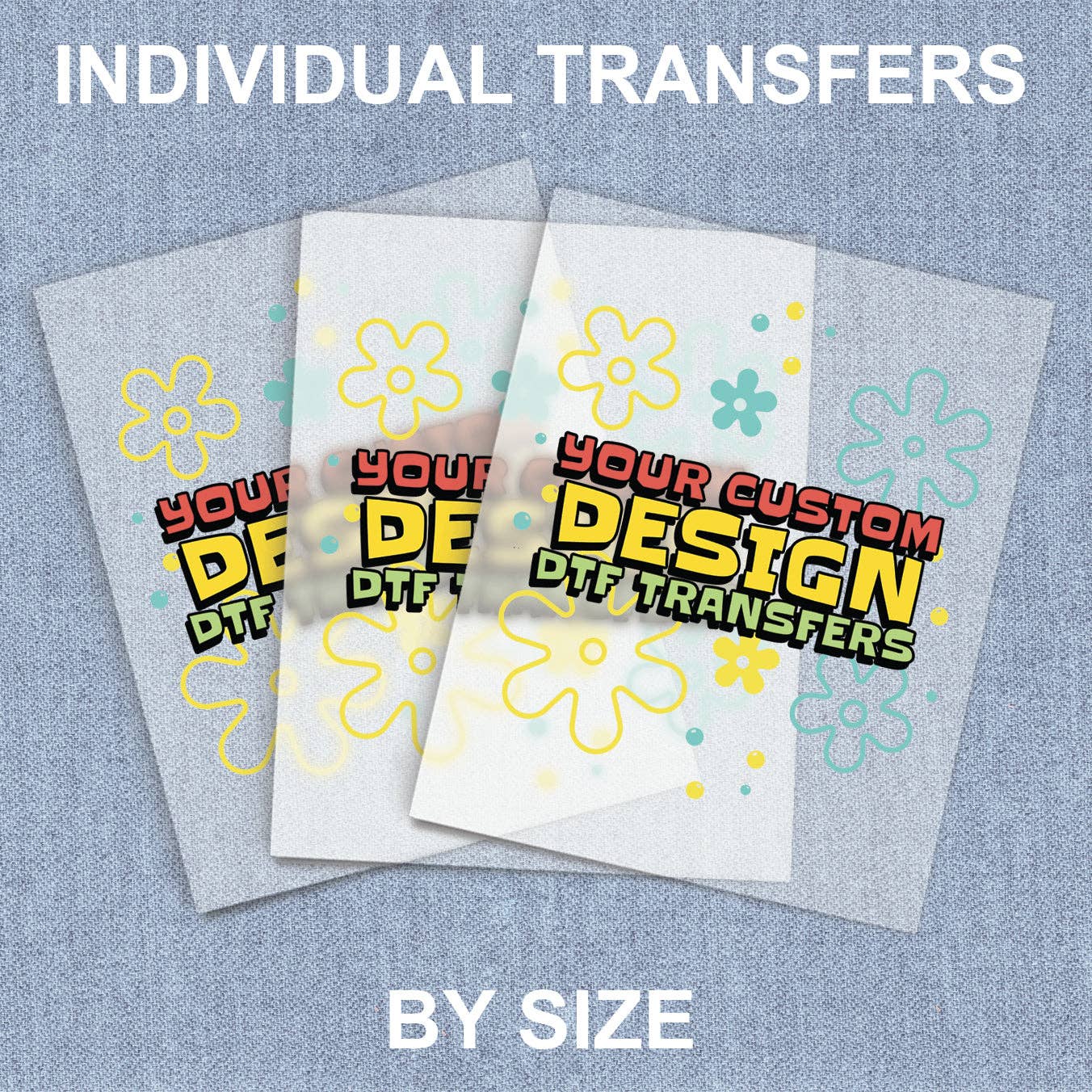 Iron It - Wholesale Sublimation Transfer - Individual Custom DTF Transfers By Size5