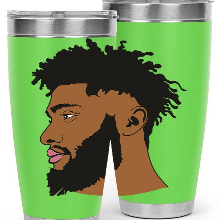 black man style 3#- black men - boys- tumbler for wholesale by Mugs R Us
