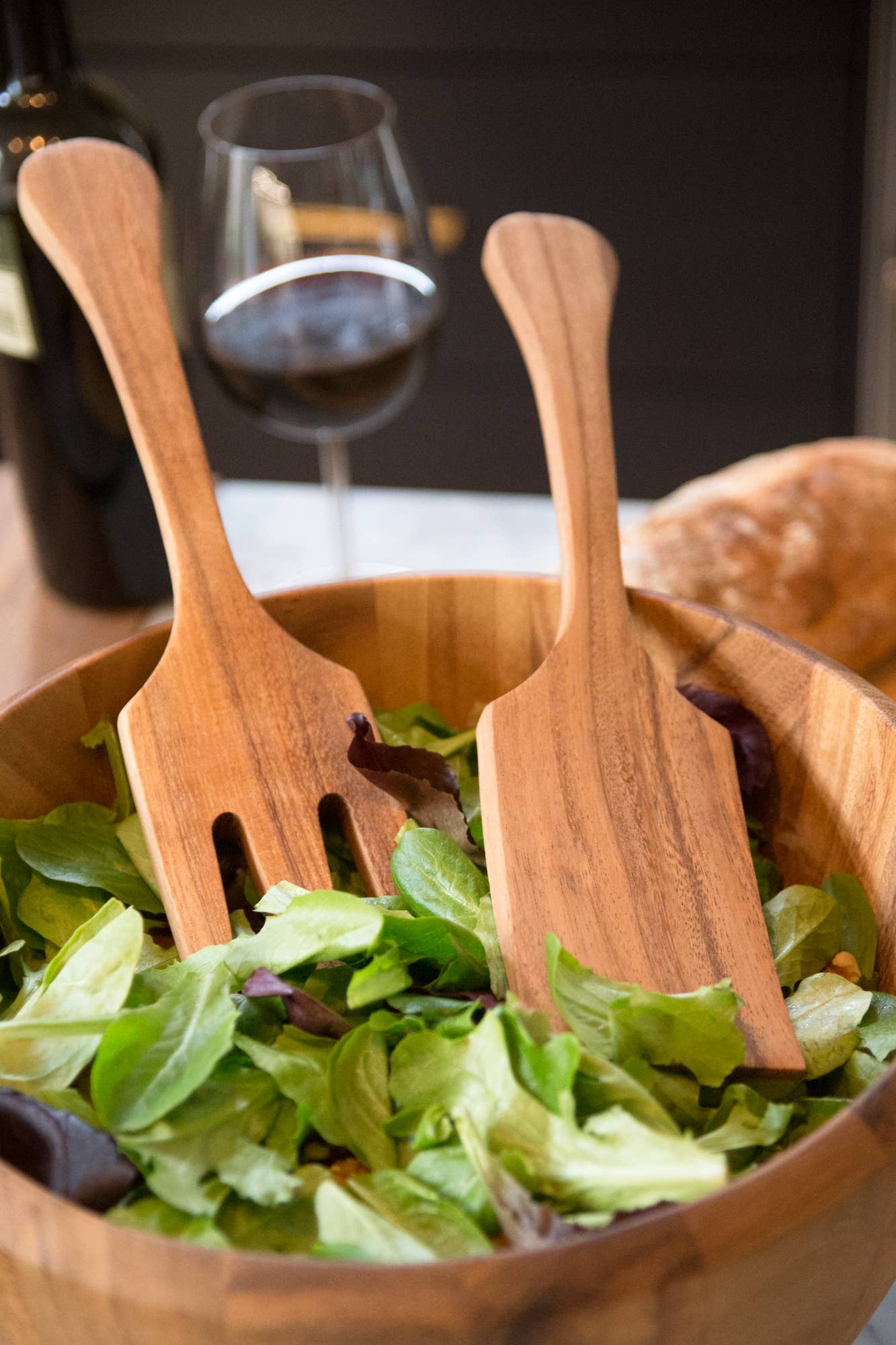 Fox Run Brands - Vente Assortiment d'ustensiles de cuisine - Ustensile à salade extra large Ironwood, acacia, 13 po2