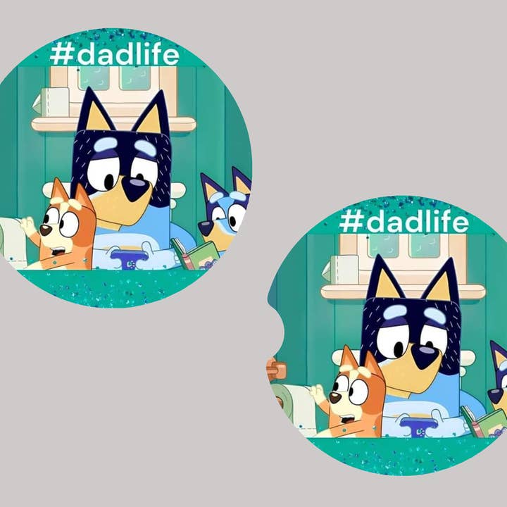 Set de posavasos Vida de papá — Coche bandido para venta al por mayor de Beautiful Creations by Laney