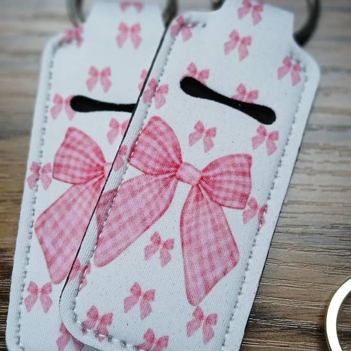 MadeByHBK - Wholesale Keychain - Unisex - Heart and Bows Lipgloss Keychain Holders8