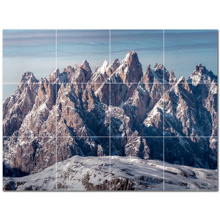 Mountain Ceramic Tile Mural PT500859 for wholesale by Picture-Tiles.com
