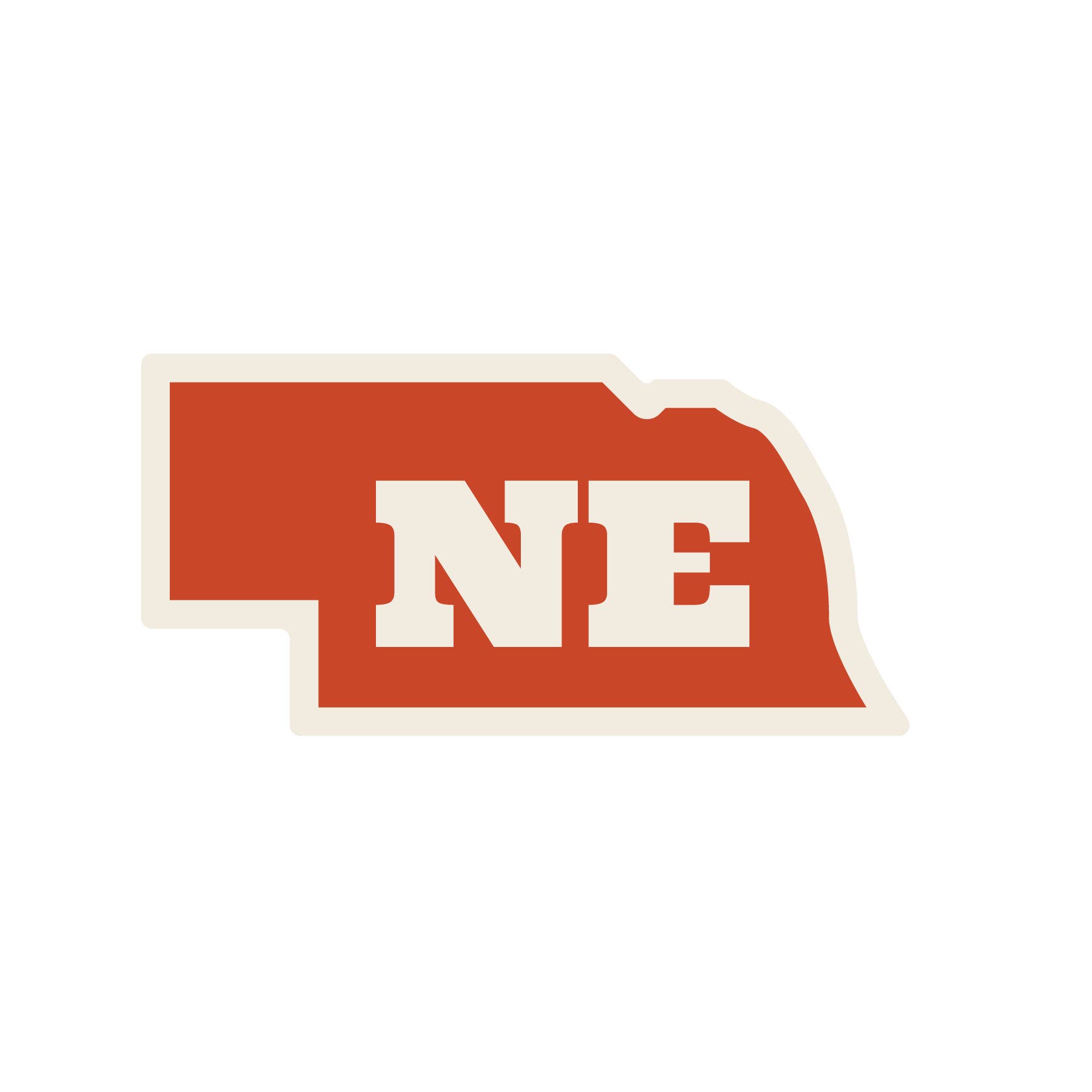 Heartlandia - Wholesale Sticker - Sticker van de staat Nebraska