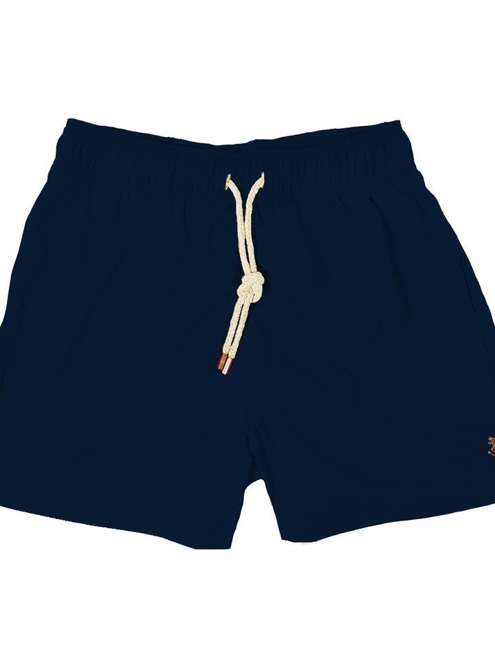 Classic Navy Swim Short for wholesale by Retromarine