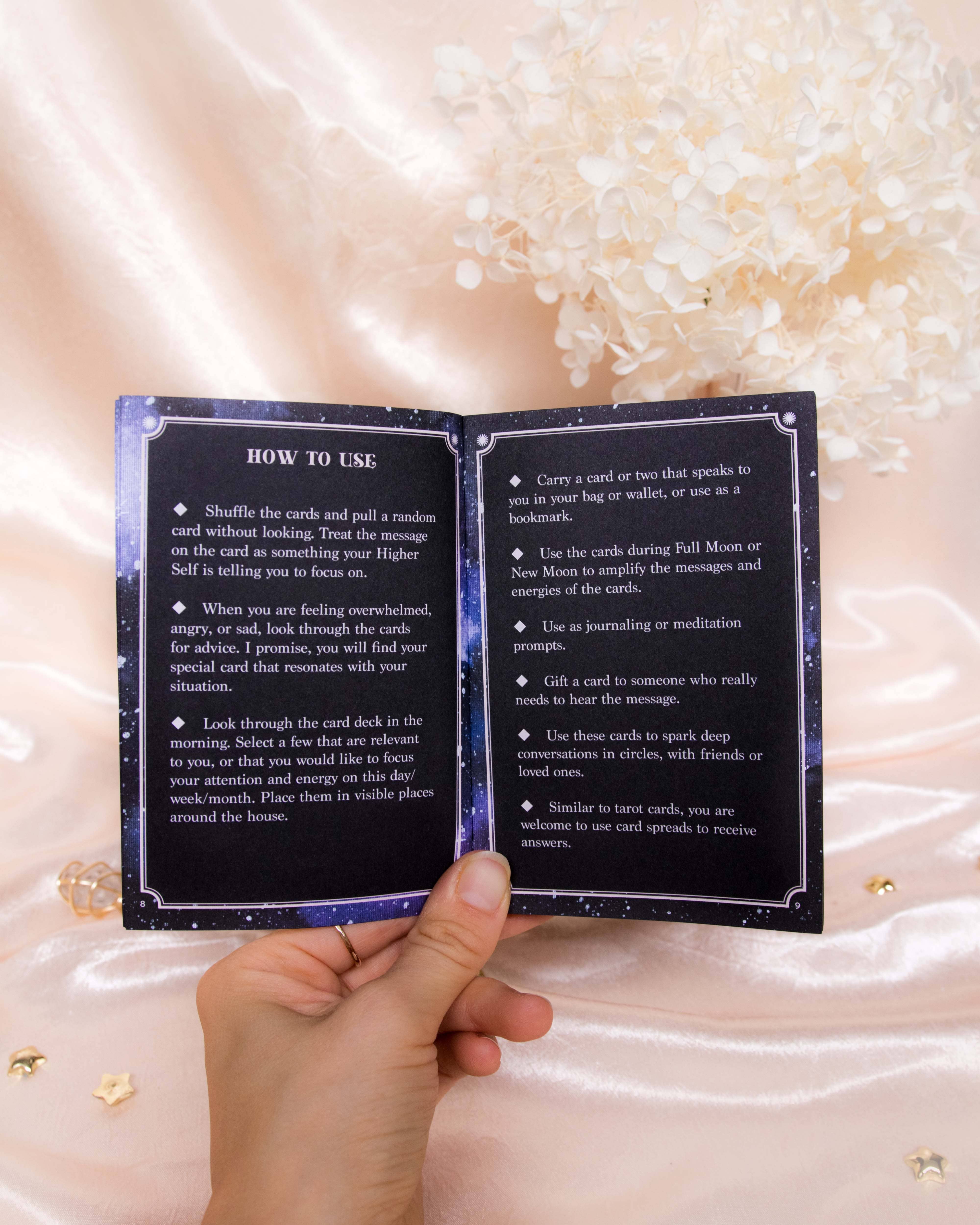 DreamyMoons - Wholesale Tarot Cards - Soul Whispers Gold Foiled 33 Card Deck13