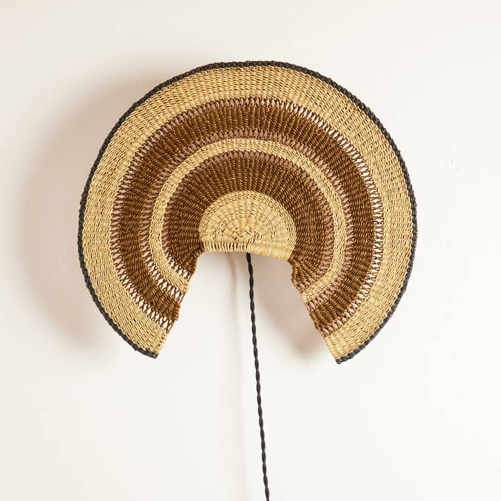 GOLDEN EDITIONS - Wholesale Sconce - Admirador Wall Lamp L | Artisan Woven Lighting2