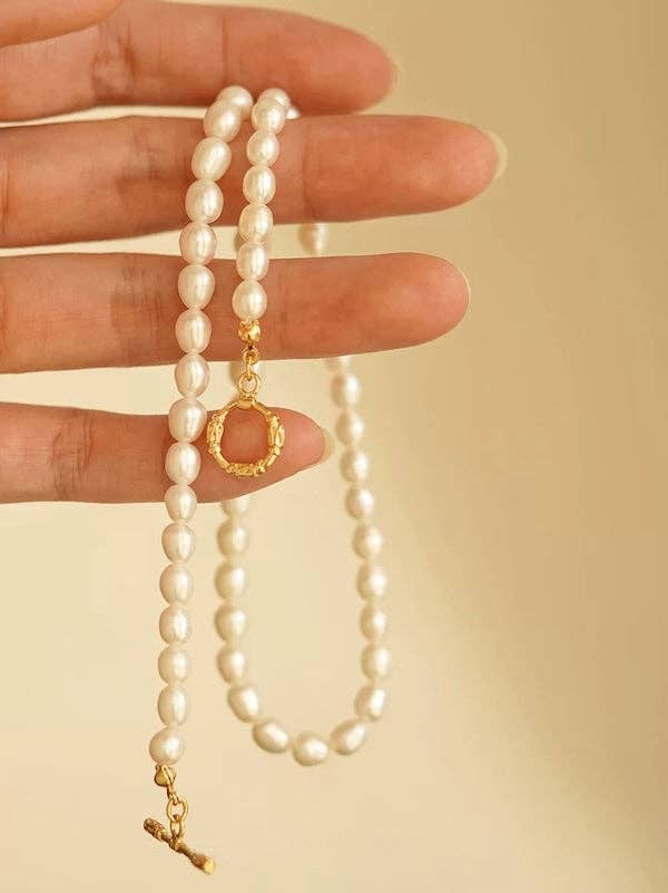 LanLivia - Wholesale Beaded/Pearl Necklace - Timeless Pearl Bead Necklace with OT buckle4