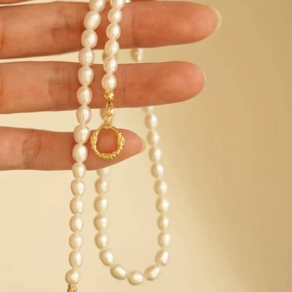 LanLivia - Wholesale Beaded/Pearl Necklace - Timeless Pearl Bead Necklace with OT buckle4