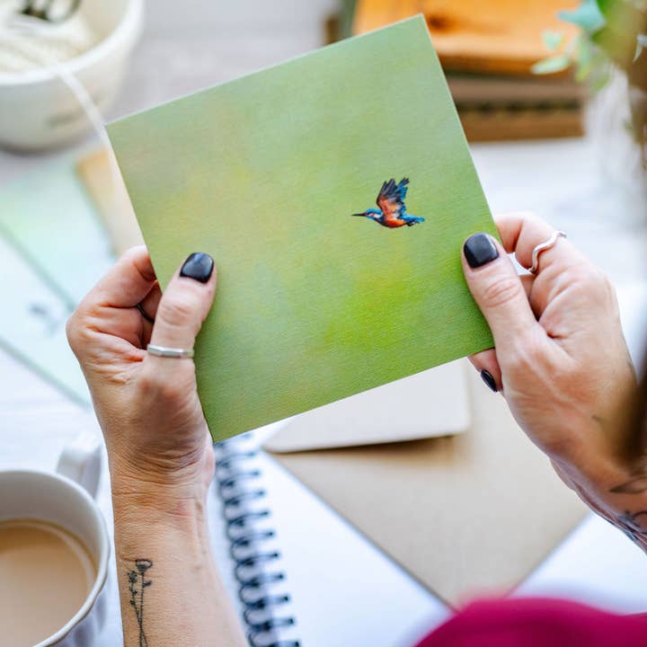 Portrait of Clouds - Wholesale Everyday Greeting Card - Kingfisher Greetings Card - Textured Luxury Cardstock