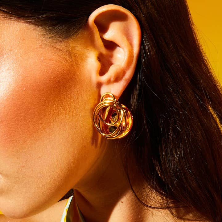 VERMEIL MACAW EARRINGS for wholesale by Jade Venturi