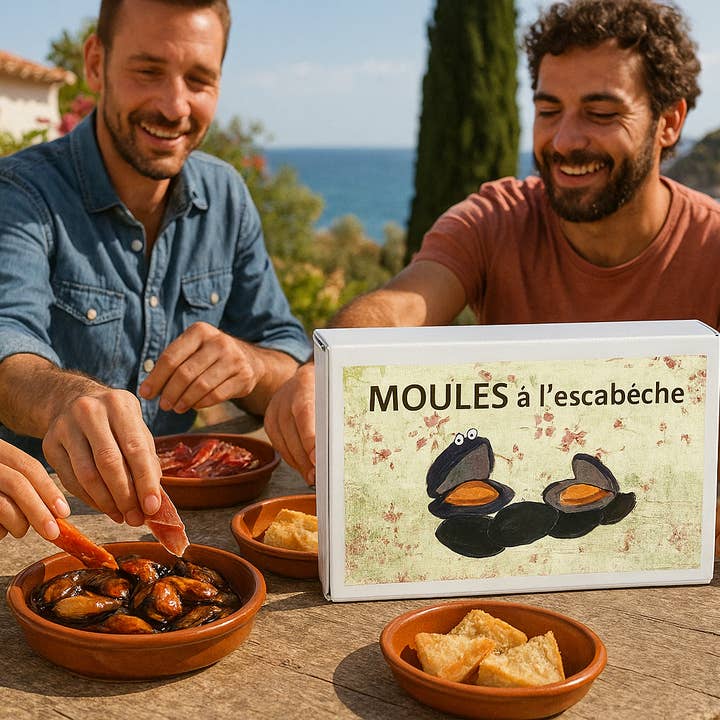 CAPITAINE NAT' - Wholesale Tinned Fish - COLLECTOR - TAPAS Scabeche mussels 1/6 115g