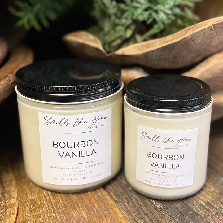 Vela Bourbon Vanilla Soja para venta al por mayor de Smells Like Home Candle Co.