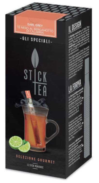 STICK TEA - BO s.r.l. - Wholesale Theezakjes - Stickthee EARL GREY MET BERGAMOT UIT CALABRIË 12 stokjes0