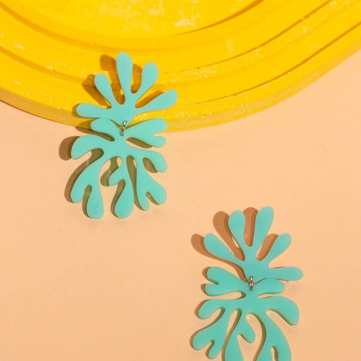 Moon-Seed - Wholesale Dangle Earrings - Matisse No.4 - Acrylic Lightweight Statement Earrings17