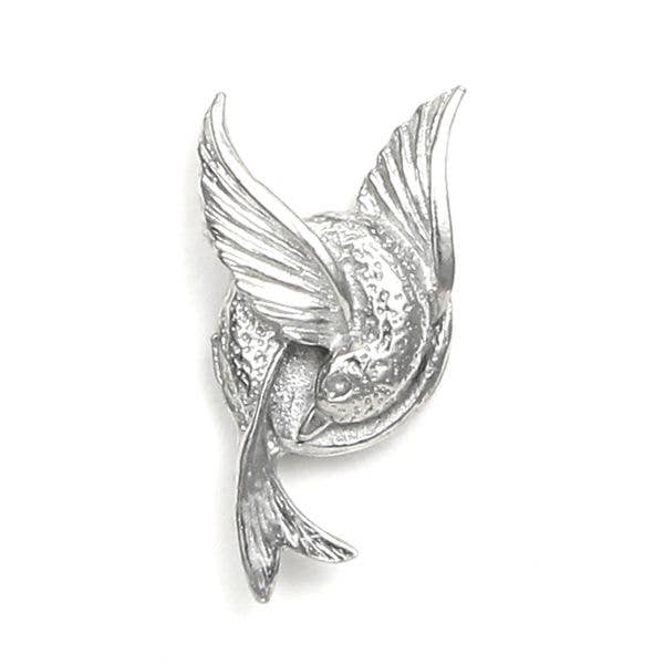 Lucina K. - Wholesale Broche - Lovely Bird Magneet Sjaal Pin Tinnen