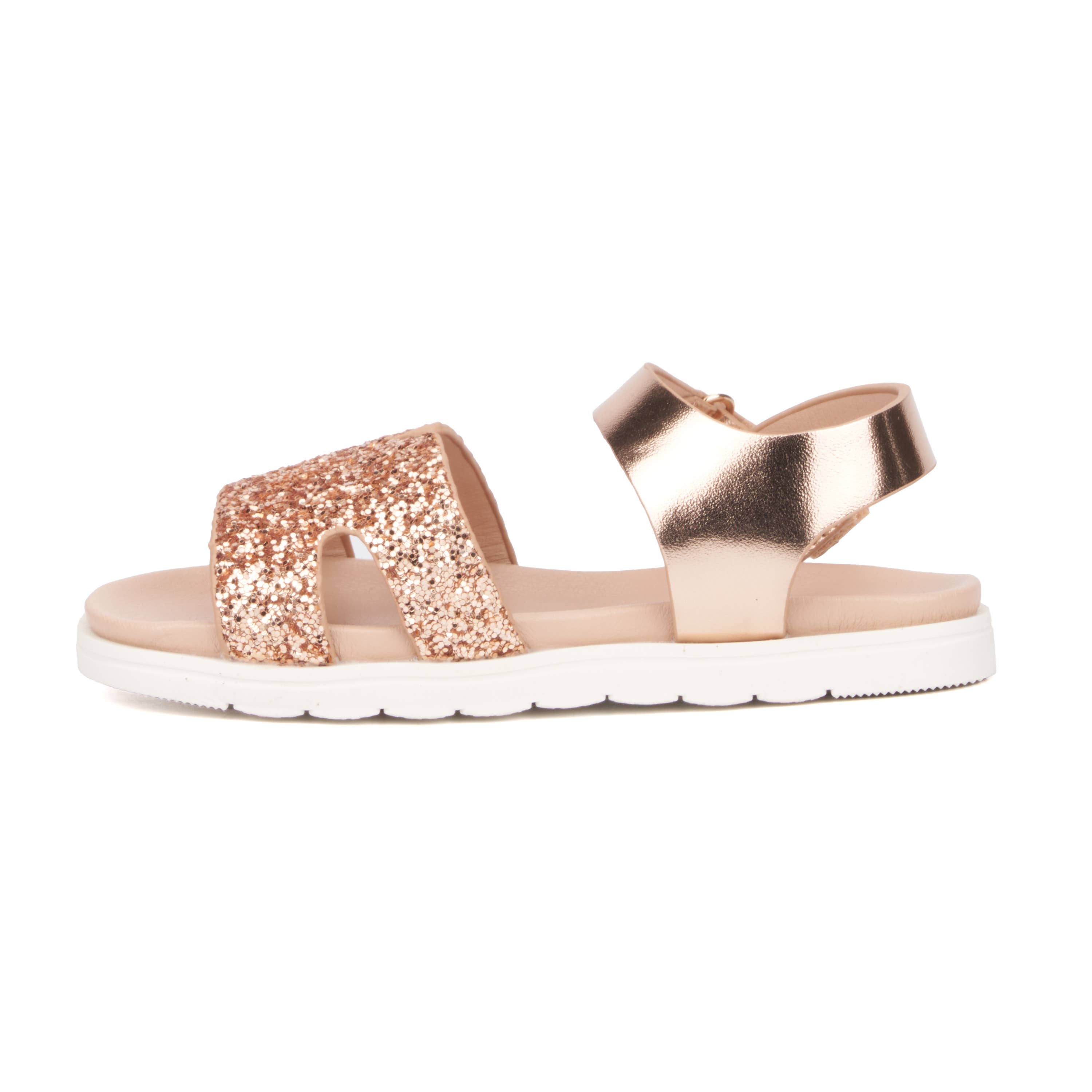 S3 Holding – wholesale Sandaler - Barn – Olivia Miller Flickors Sandaler med Glittrande H-band och Justerbar Rem9