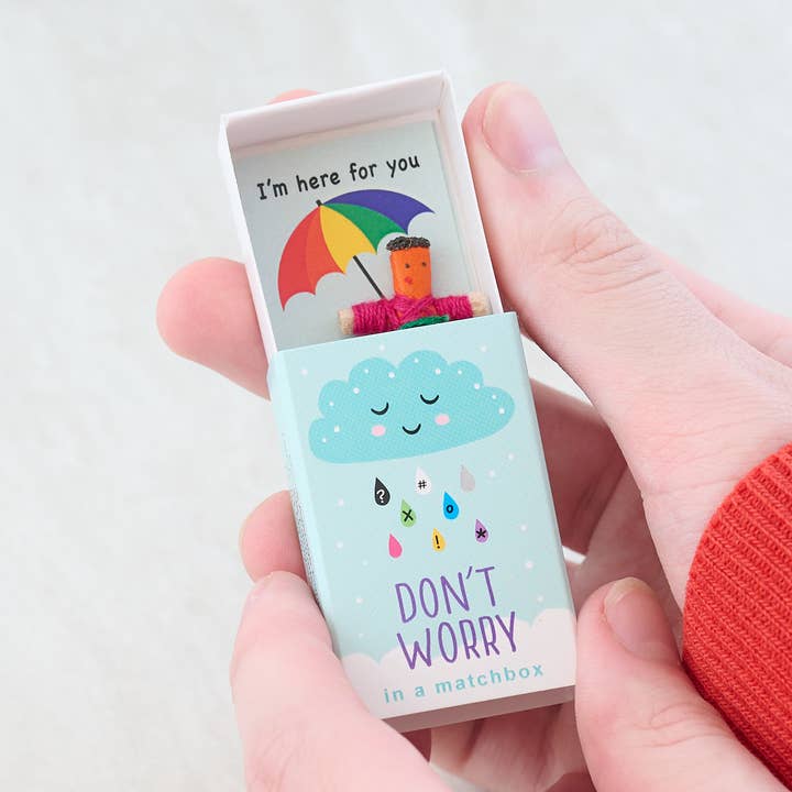 Don't Worry Doll In A Matchbox for wholesale by Marvling Bros Ltd