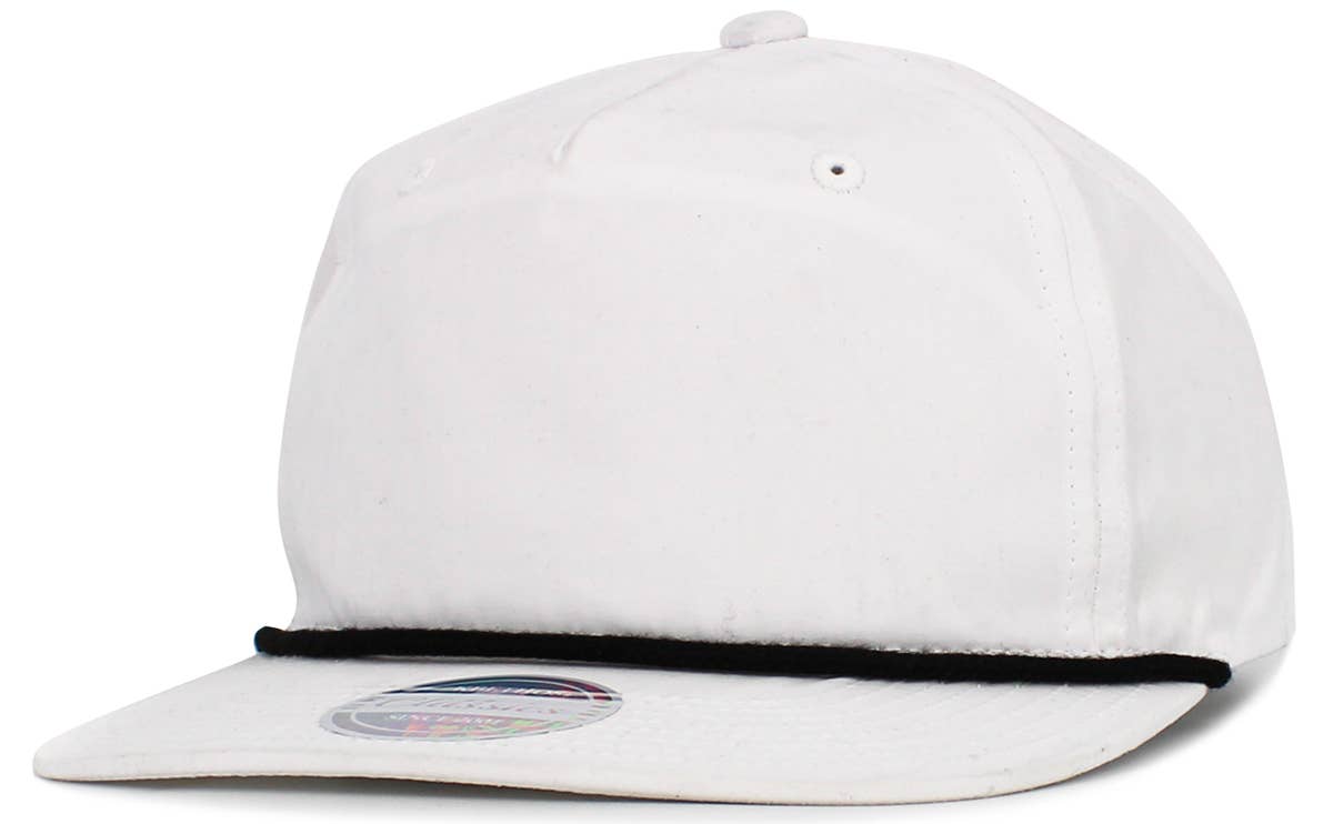 KBETHOS - Venta al por mayor Gorra snapback - Unisex - Gorra snapback de 5 paneles sin estructura con cuerda de algodón peinado y poliéster21