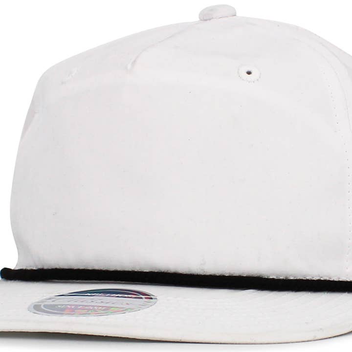 KBETHOS - Venta al por mayor Gorra snapback - Unisex - Gorra snapback de 5 paneles sin estructura con cuerda de algodón peinado y poliéster21