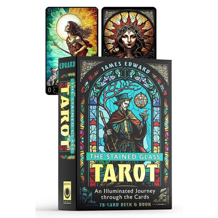 Os Livros do Destino dos Cartões de Tarot de Vitral por atacado de Cardshouse