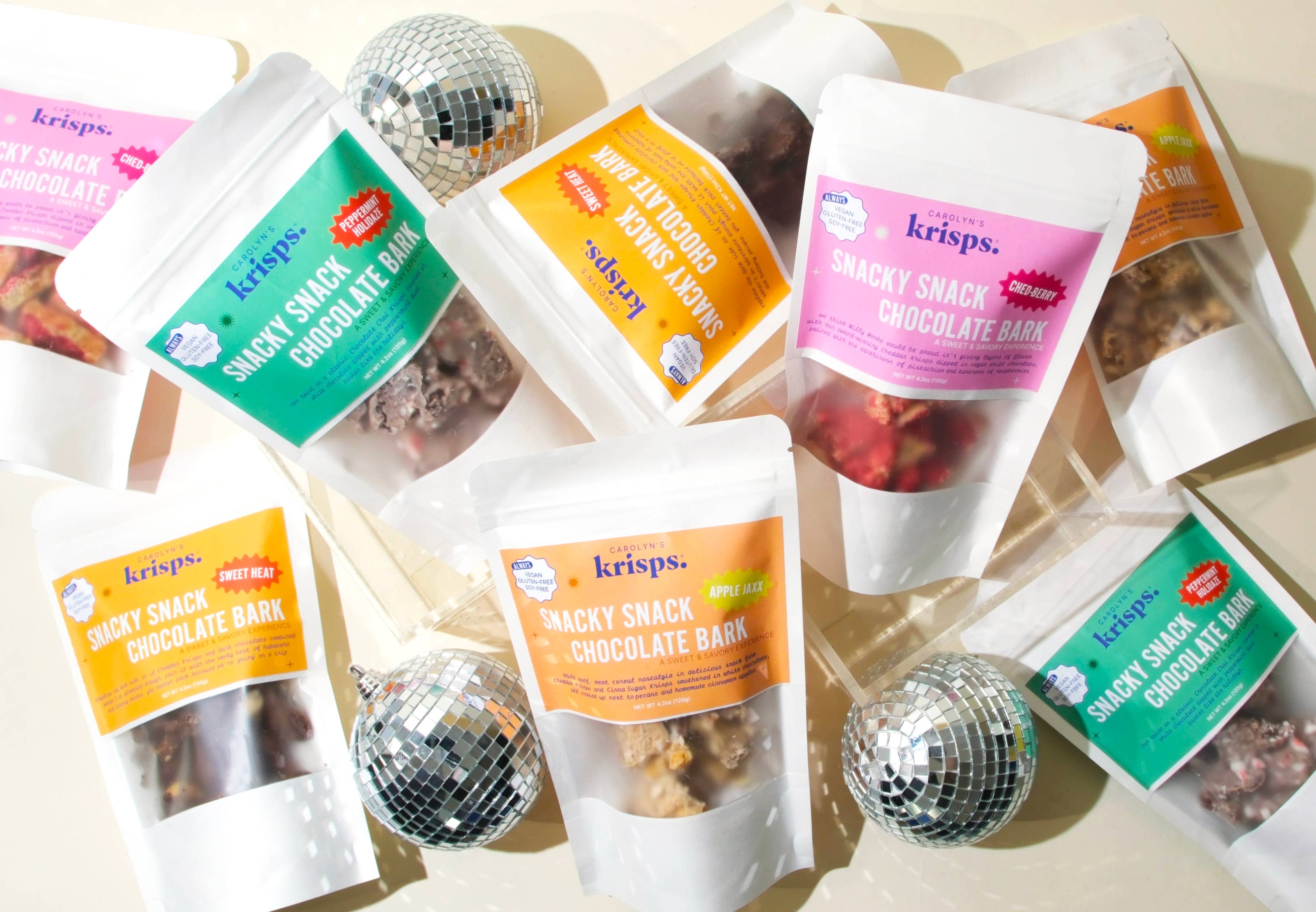 Carolyn's Krisps – wholesale Chokladtäckta godisar – Snack Bark - Sweet Heat - Glutenfri, vegan2