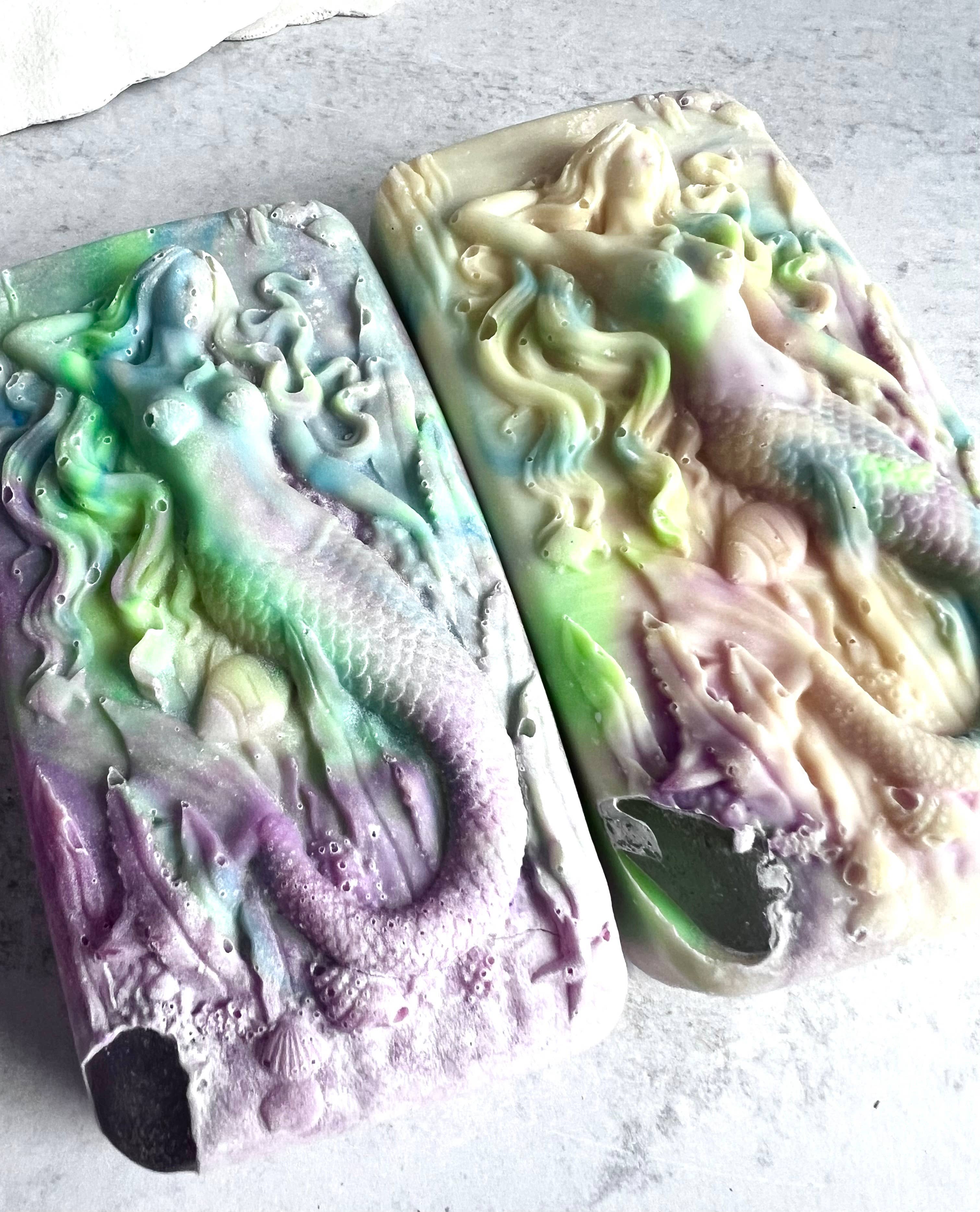 Fairyland Glade - Wholesale Bar Soap - 90s Hippie Hidden Sea Glass Sea Salt Soap MADE TO ORDER