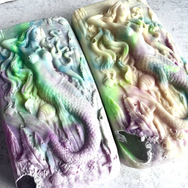 Fairyland Glade - Wholesale Bar Soap - 90s Hippie Hidden Sea Glass Sea Salt Soap MADE TO ORDER0