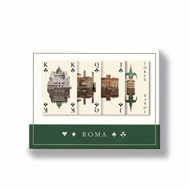 Rom spillekort (gaveæske med to kortspil) for engroshandel hos Martin Schwartz