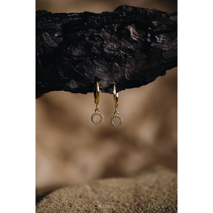 O'Milo - Wholesale Dangle Earrings - Circle Chandelier Earrings. Ecla