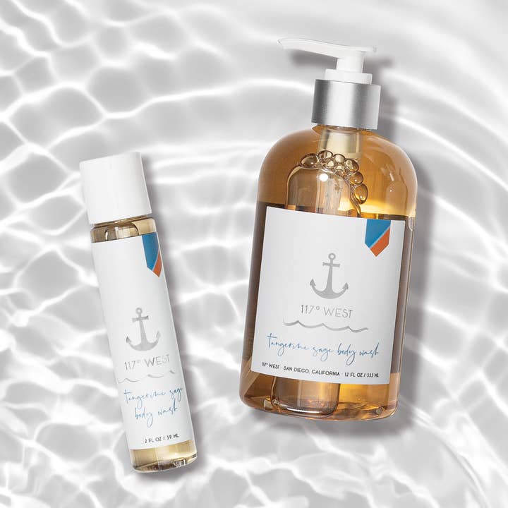117º West Body Wash for wholesale by 117º WEST by San Diego Natural Soap Company