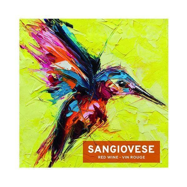 Sangiovese Flying Colorful Bird 500 per Roll (3.78 in x 3.78 in | 9.6 cm x 9.6 cm) for wholesale by ABC Crafted Series