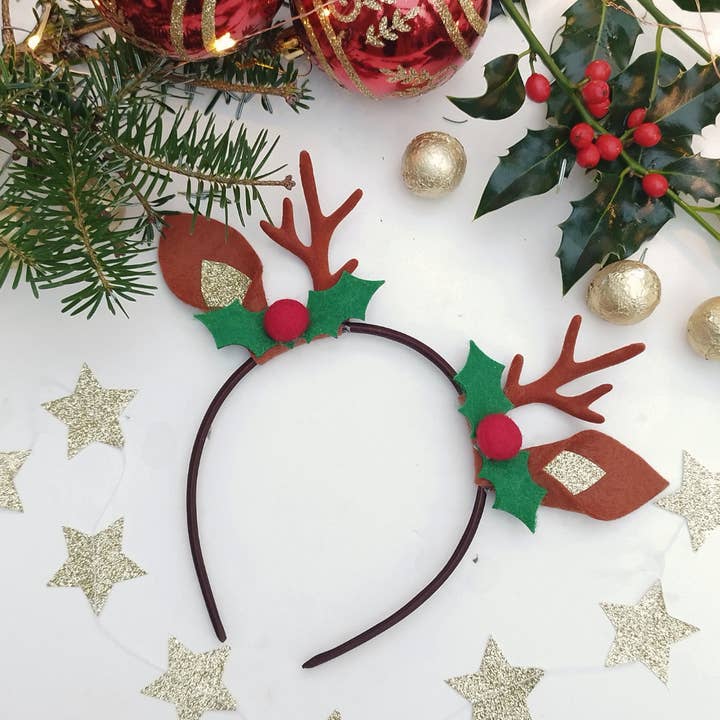 Reindeer Headband for wholesale by A is for Alice Costumes