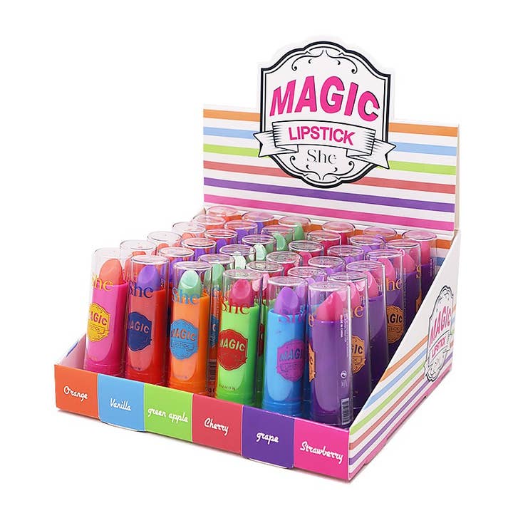PINEAPPLE Beauty - Wholesale Lipstick - Makeup She MG237 Magic Lipstick - 36pc