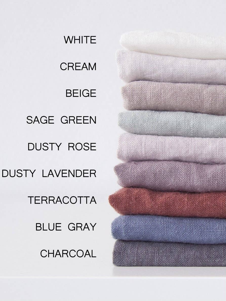 AmourLinen - Wholesale Retailer sample – Home decor - Linen Fabric Color Swatches AmourLinen Color Palette