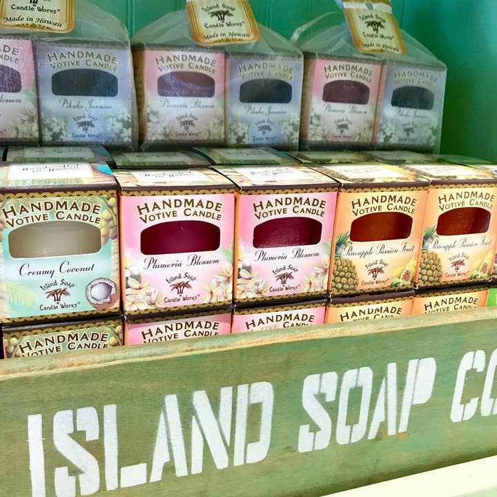 Island Soap & Candle Works - Wholesale Votive Candle - Pikake Jasmine Votive Candle1