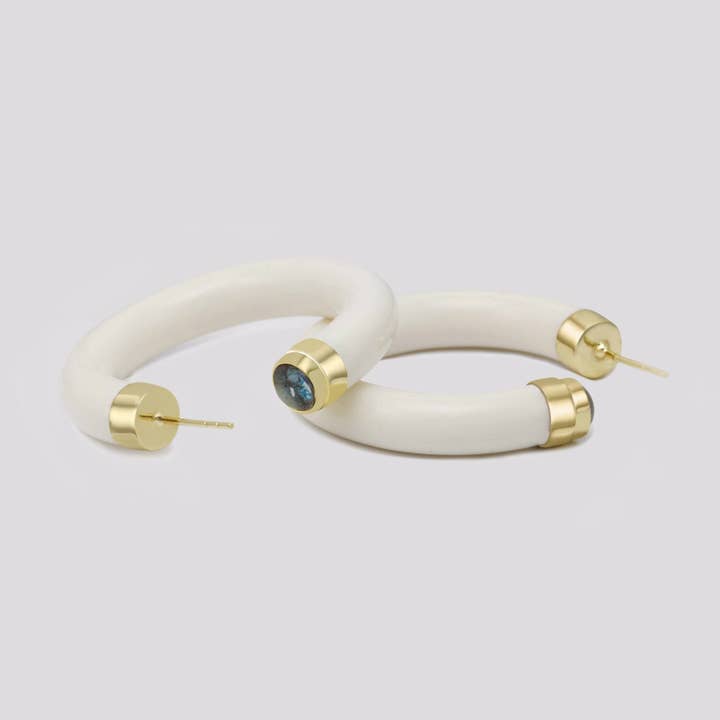 Blythe Large Hoop - Grädde för wholesale av Addison Weeks