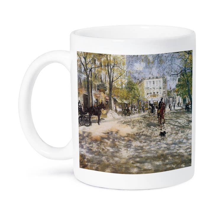 3dRose - Vente Tasse à café - 3dRose, Boulevard à Paris par Jean-François Raffaëlli, Tasse8