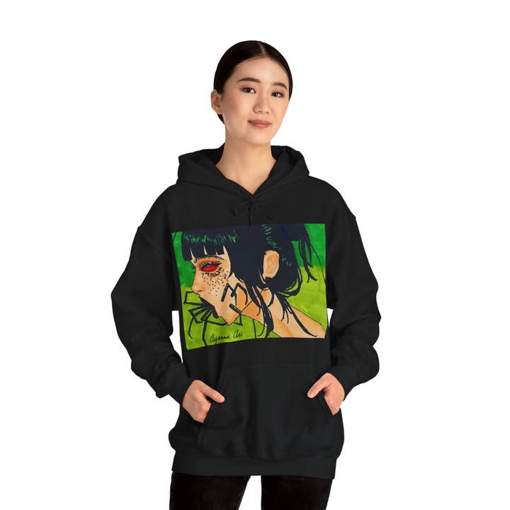 Black Spider Unisex Heavy Blendâ„¢ Hoodie Sweatshirt for wholesale on Faire