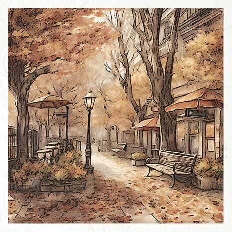 ITD Collection - Venta al por mayor Material para manualidades - Papel de arroz RSM102 6 gráficos diferentes 15x15 cm / 5.8x5.8 in4