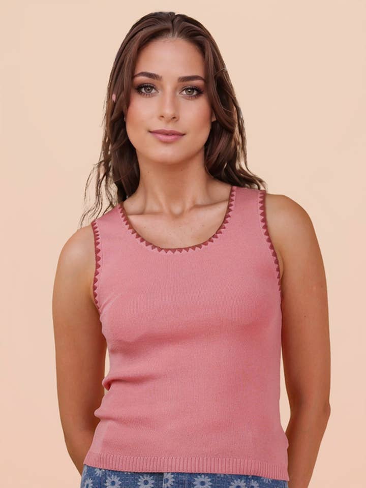 Maglia Senza Maniche Stile Coperta 12W3340N per la vendita all'ingrosso da parte di VERY J